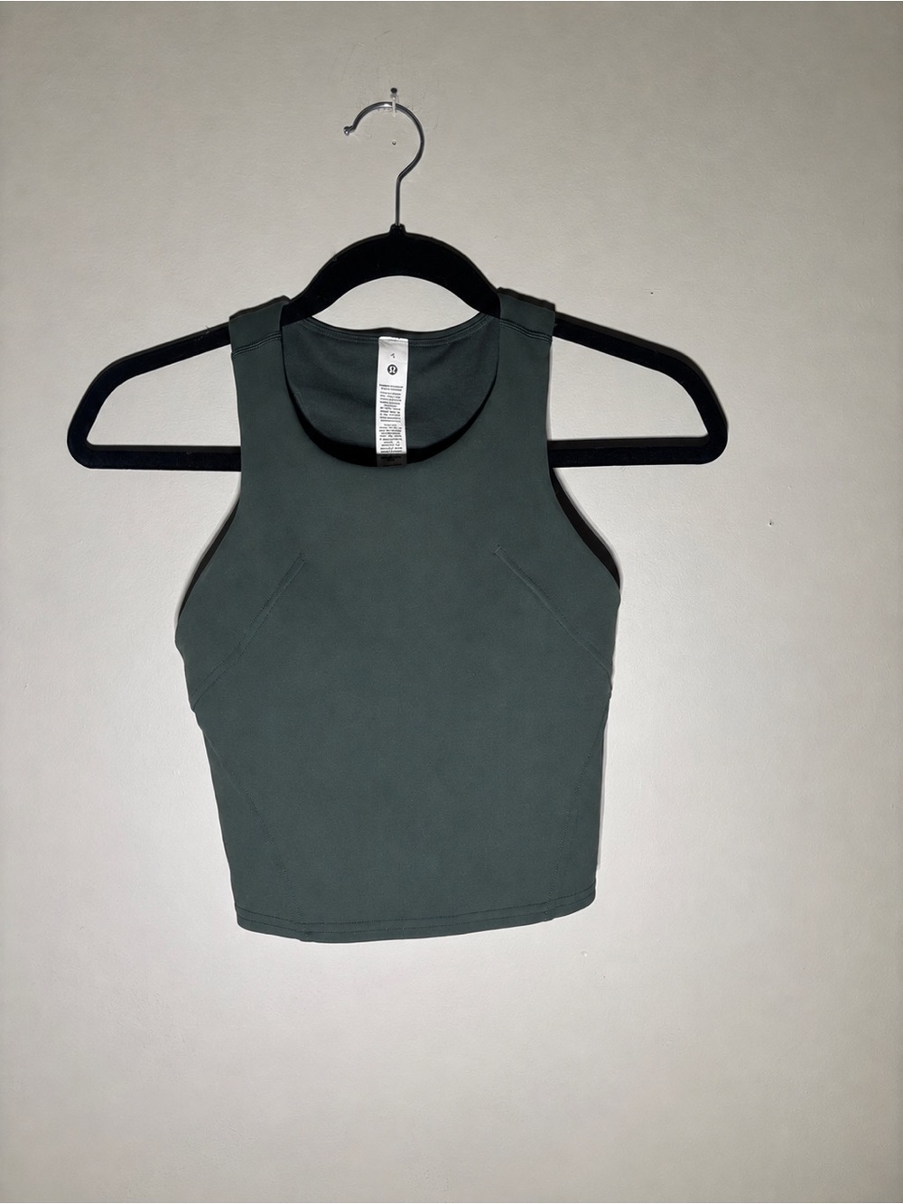 Lululemon Dark Green Align High Neck Tank Top Size 4